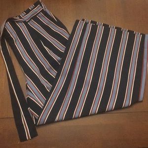 Ann taylor striped flare pants